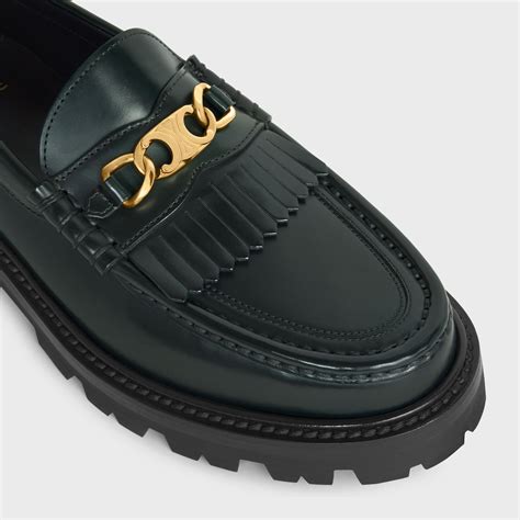 celine loafer women|Celine leather loafer.